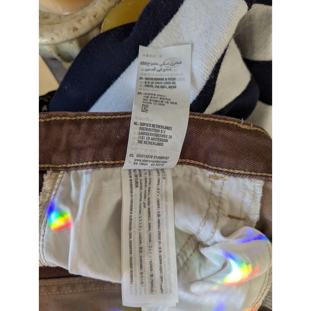 Hollister Patchwork Ultra High Rise Dad Jean Vintage Stretch Sz 29X27 - Picture 6 of 6